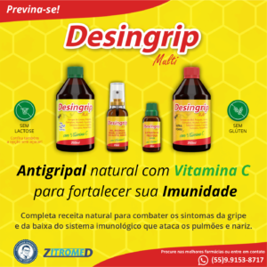 Desingrip multi antigripal natural zitromed www.zitromed.com.br aquitemtrabalho.com.br